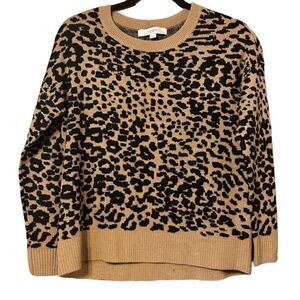 Loft Wool Blend Black and Tan Sweater Size XS 📦
